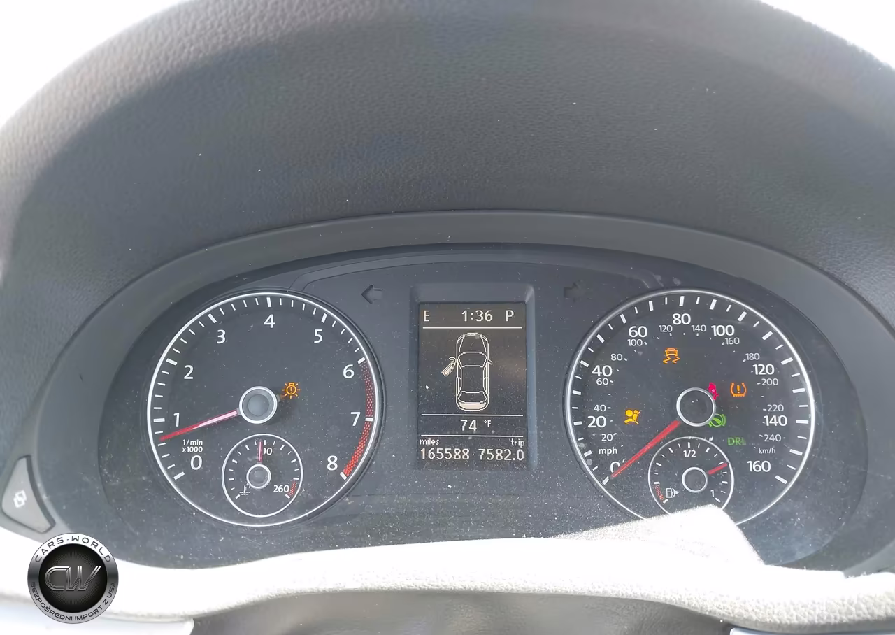 2012 Volkswagen Passat 2.5L Se VIN:1VWBP7A33CC076978 - 7