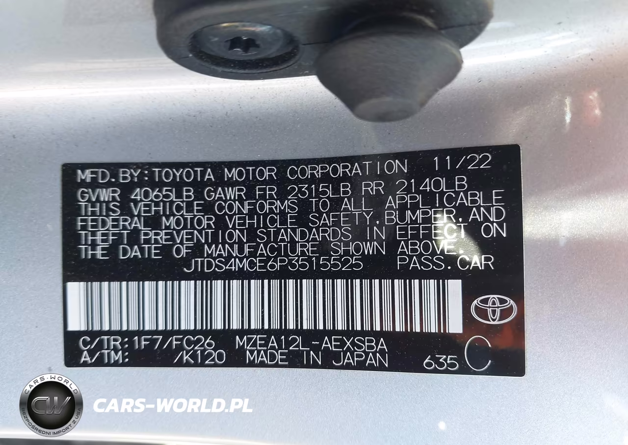 2023 Toyota Corolla Se VIN:JTDS4MCE6P3515525 - 9