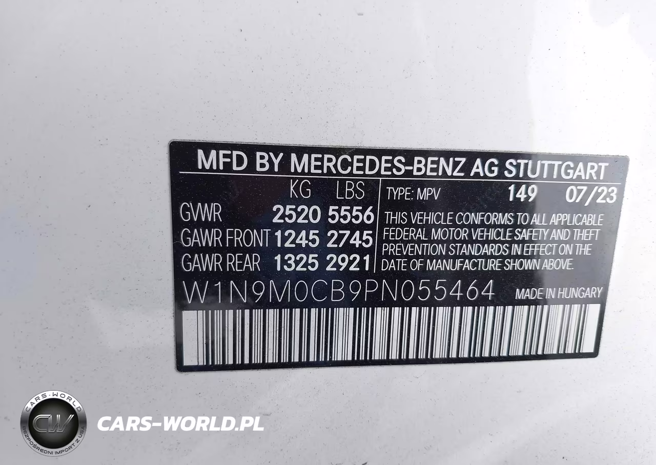 2023 Mercedes-Benz Eqb 250 Suv VIN:W1N9M0CB9PN055464 - 9