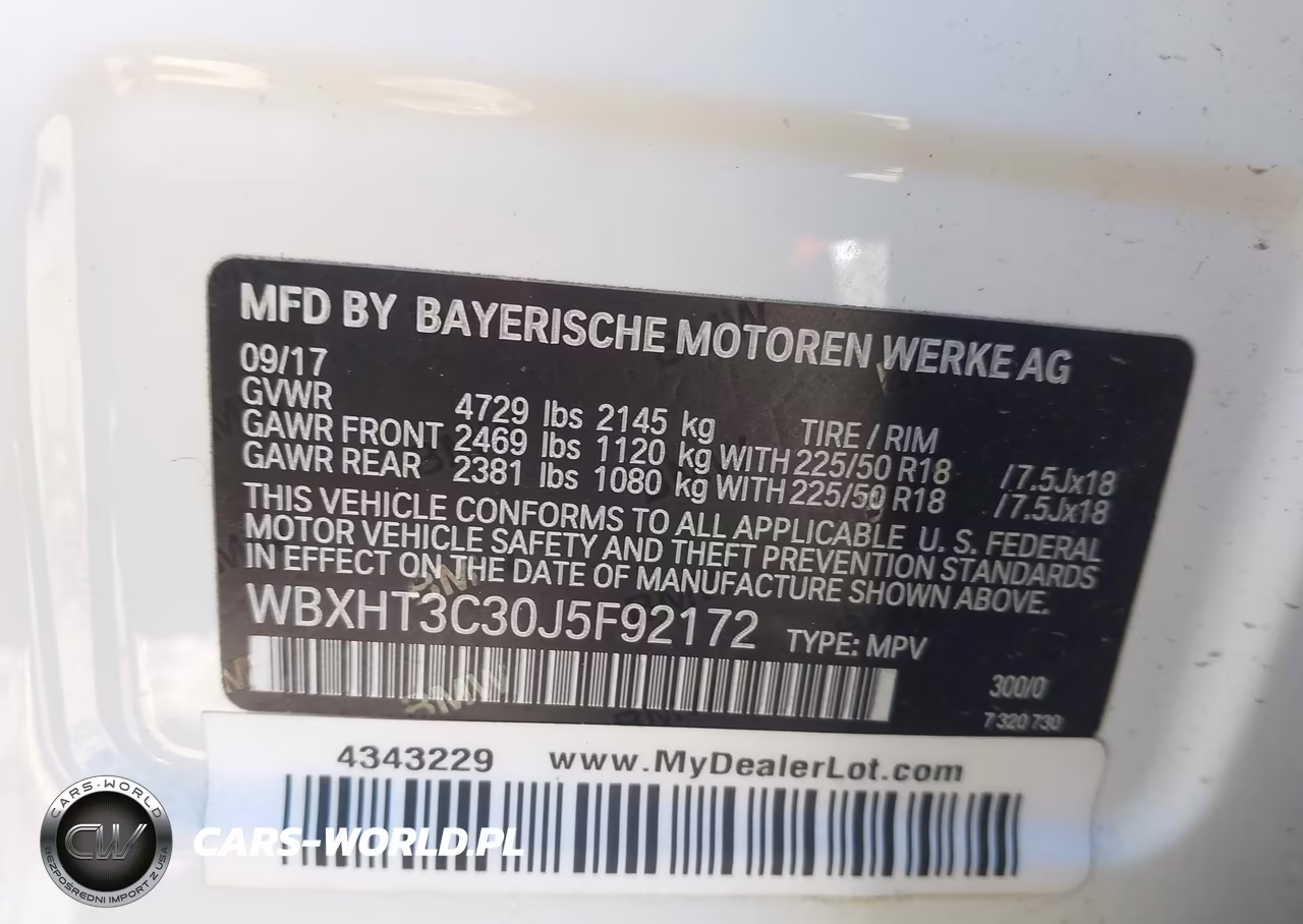 2018 BMW X1 xDrive28I VIN:WBXHT3C30J5F92172 - 9