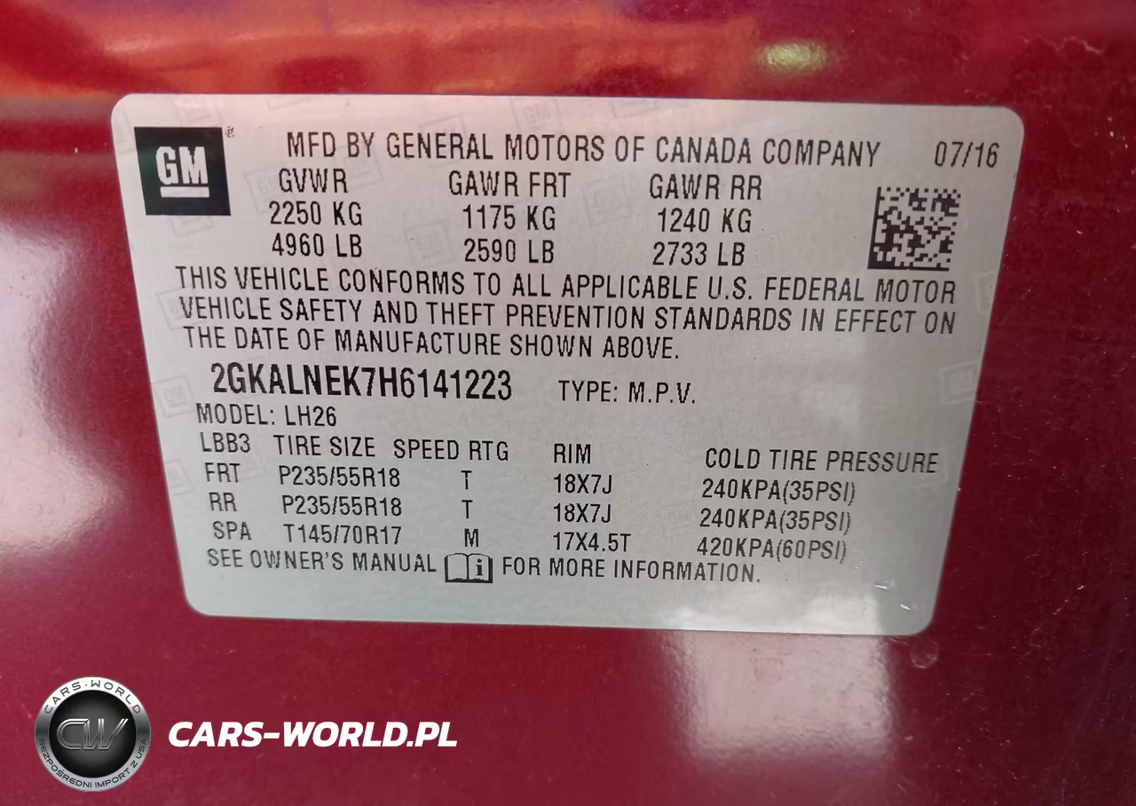 2017 GMC Terrain Sle-2 VIN:2GKALNEK7H6141223 - 9