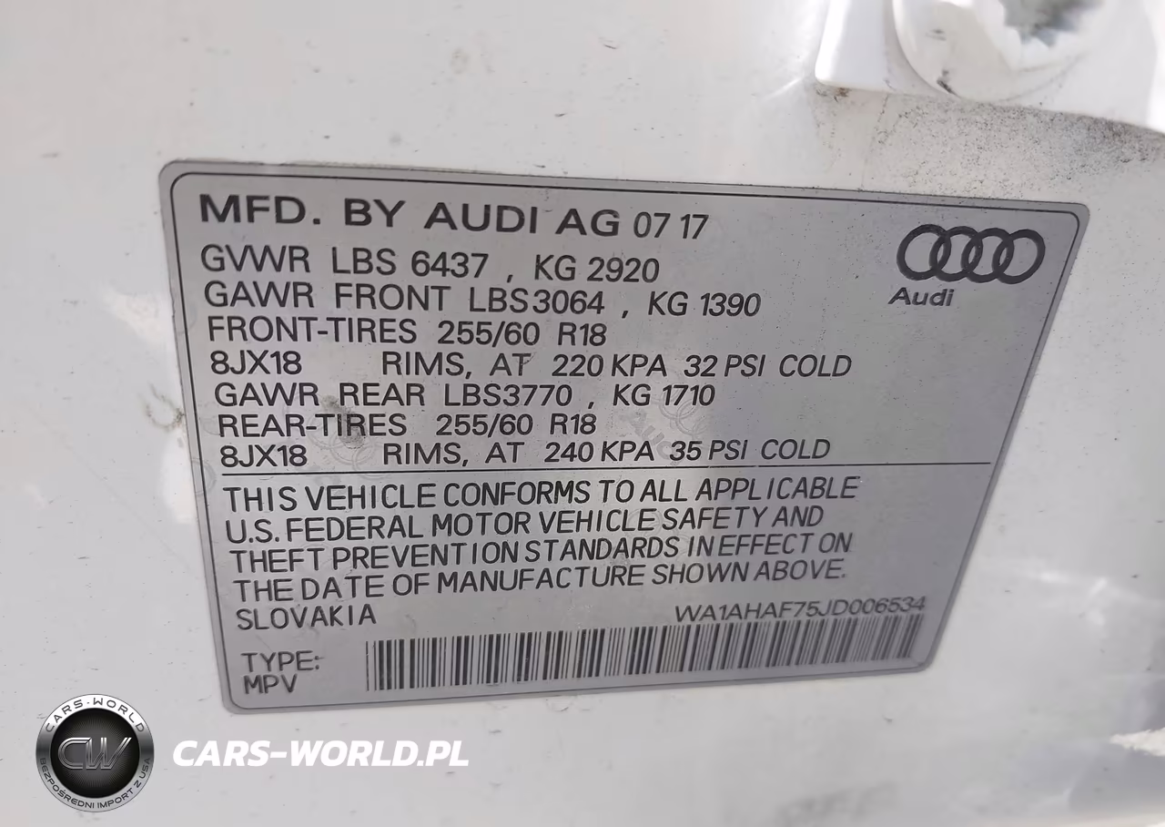 2018 Audi Q7 2.0T Premium VIN:WA1AHAF75JD006534 - 9