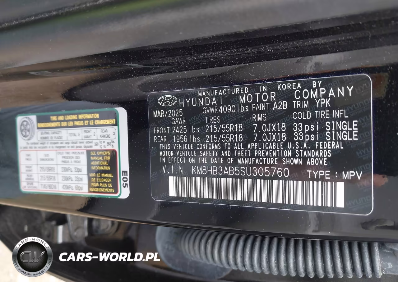 2025 Hyundai Kona Sel VIN:KM8HB3AB5SU305760 - 9