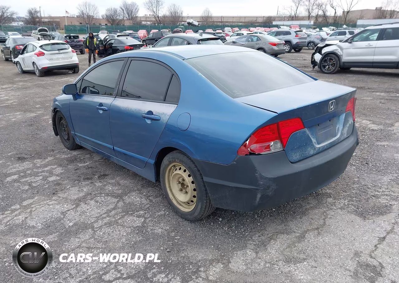 2007 Honda Civic Lx VIN:2HGFA16557H502445 - 3