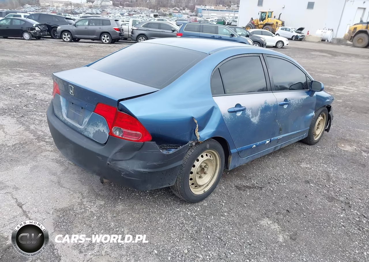 2007 Honda Civic Lx VIN:2HGFA16557H502445 - 4