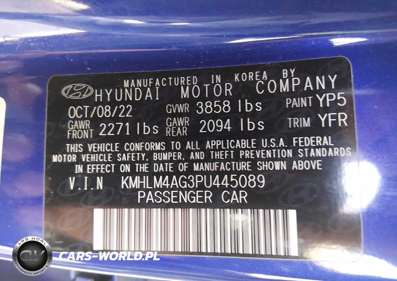 2023 Hyundai Elantra Sel VIN:KMHLM4AG3PU445089 - 9