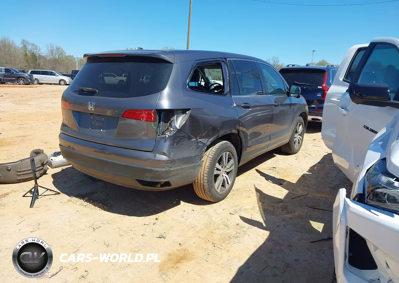 2016 Honda Pilot Ex-L VIN:5FNYF5H87GB006575 - 4
