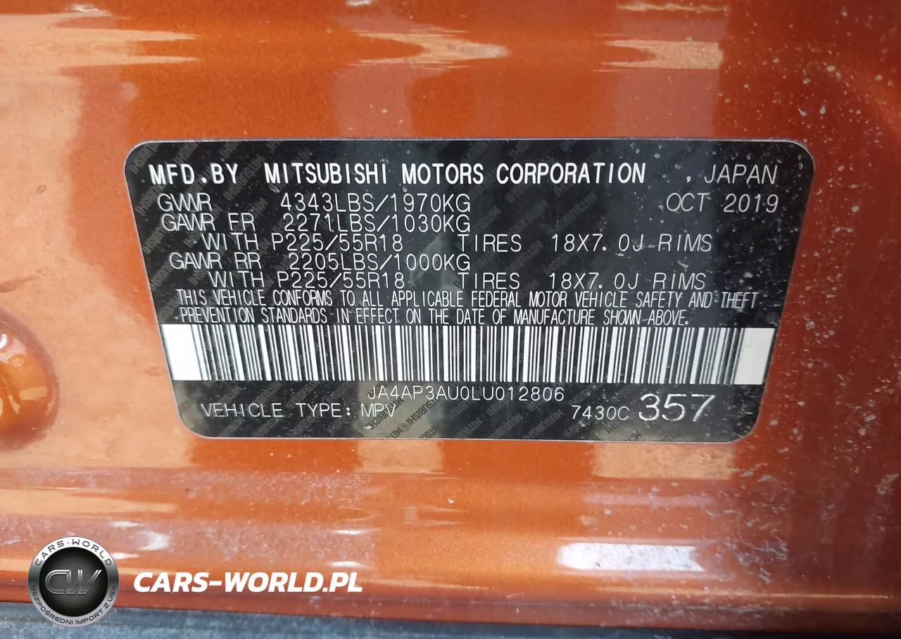 2020 Mitsubishi Outlander Sport 2.0 Be-2.0 Es-2.0 Sp VIN:JA4AP3AU0LU012806 - 9
