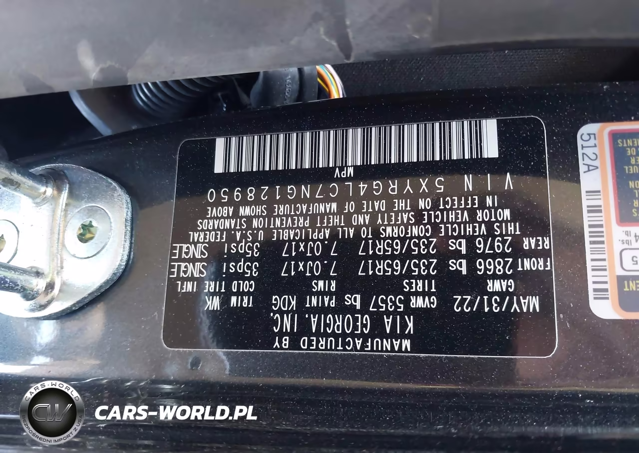 2022 Kia Sorento Lx VIN:5XYRG4LC7NG128950 - 9
