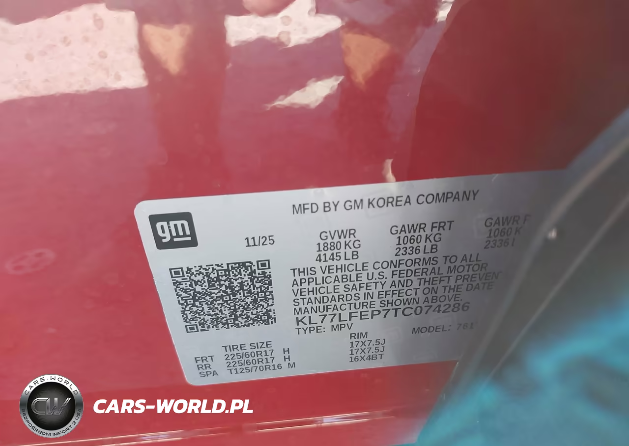 2026 Chevrolet Trax Fwd Ls VIN:KL77LFEP7TC074286 - 9