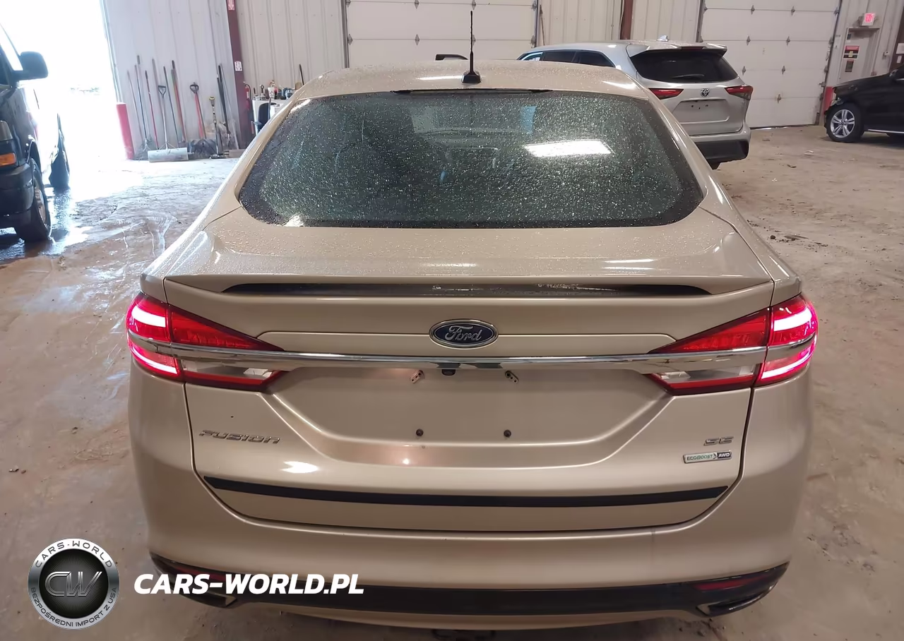 2017 Ford Fusion Se VIN:3FA6P0T95HR143916 - 16