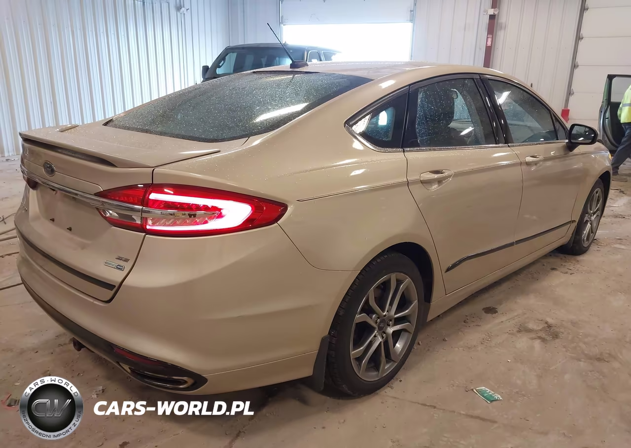 2017 Ford Fusion Se VIN:3FA6P0T95HR143916 - 4