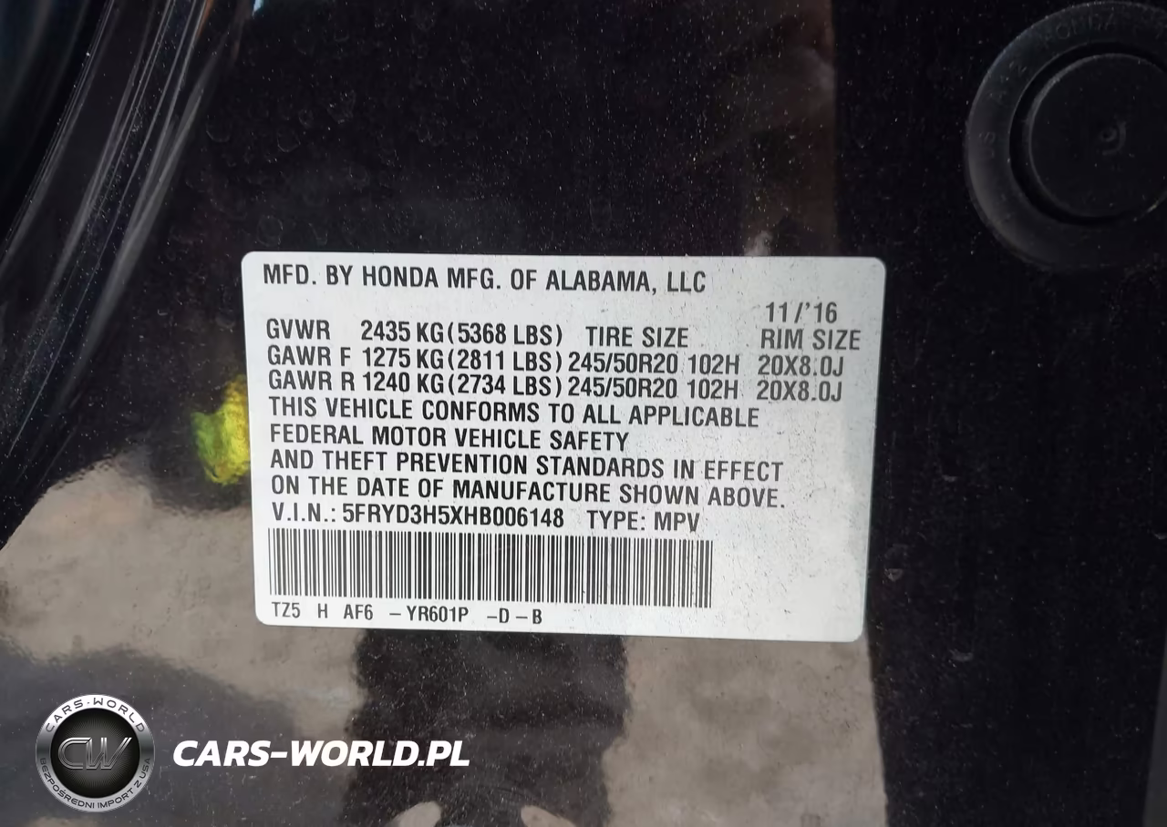 2017 Acura Mdx Technology Package VIN:5FRYD3H5XHB006148 - 9