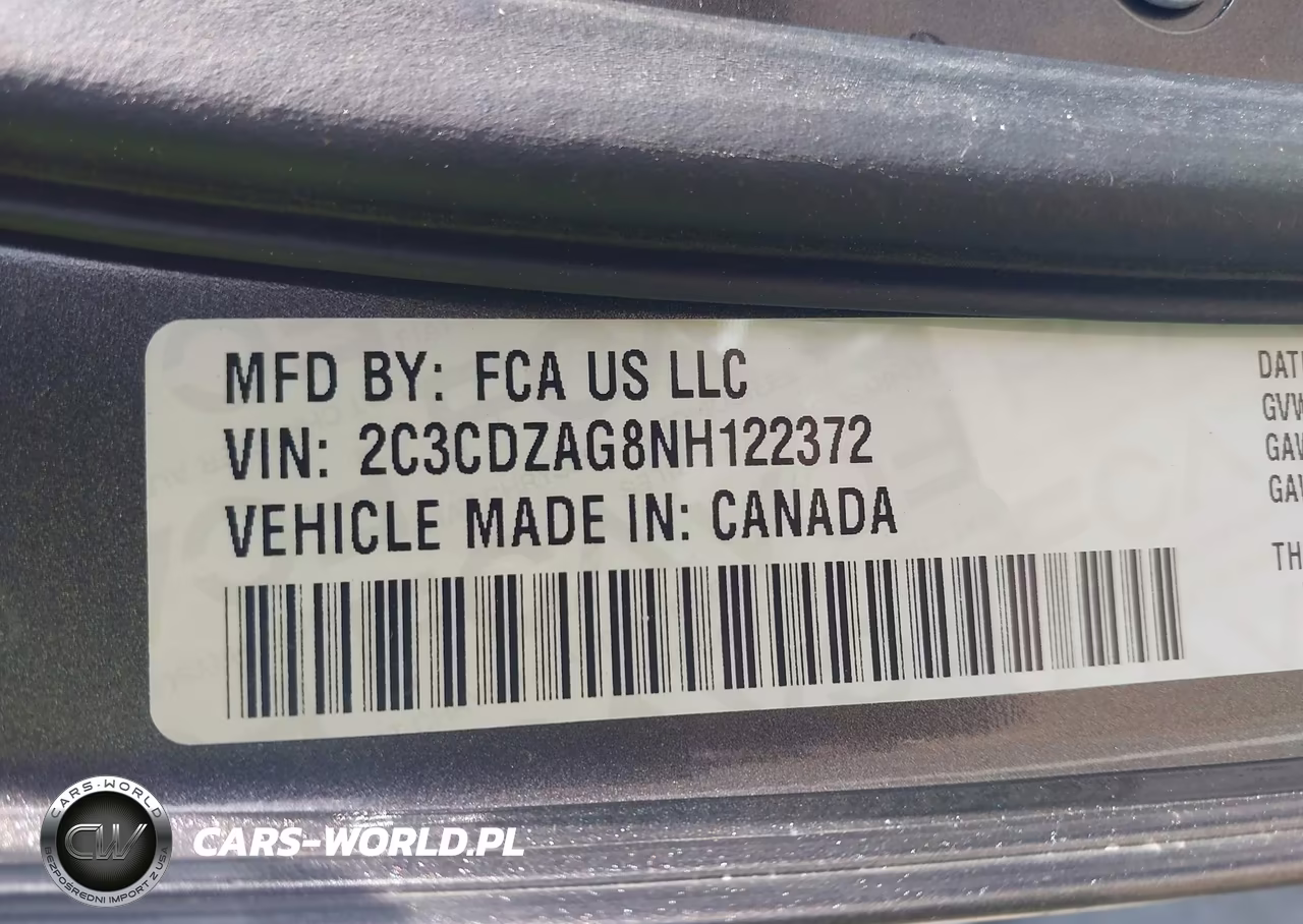 2022 Dodge Challenger Sxt VIN:2C3CDZAG8NH122372 - 9