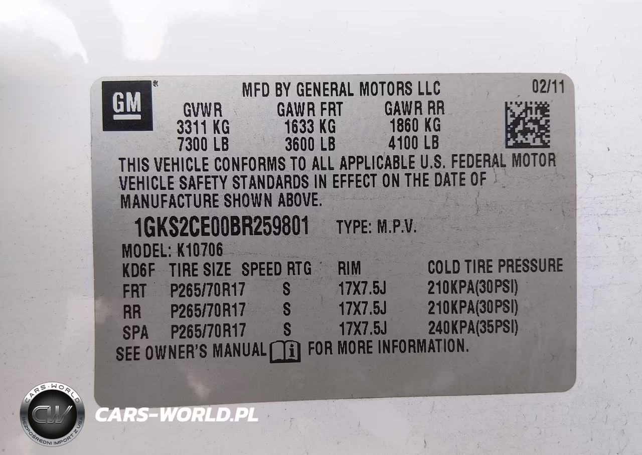 2011 GMC Yukon Slt VIN:1GKS2CE00BR259801 - 9