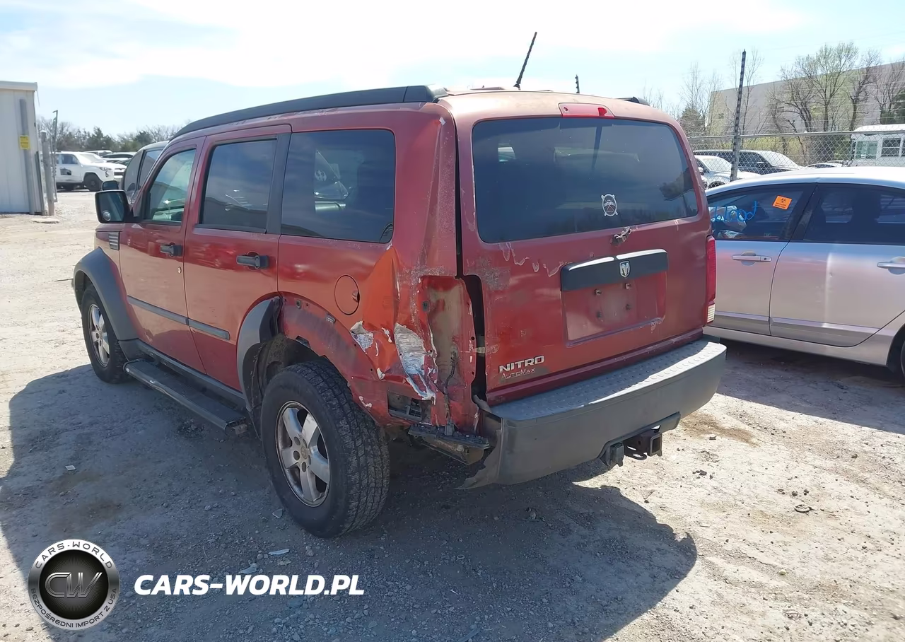 2007 Dodge Nitro Sxt VIN:1D8GT28K37W619479 - 3
