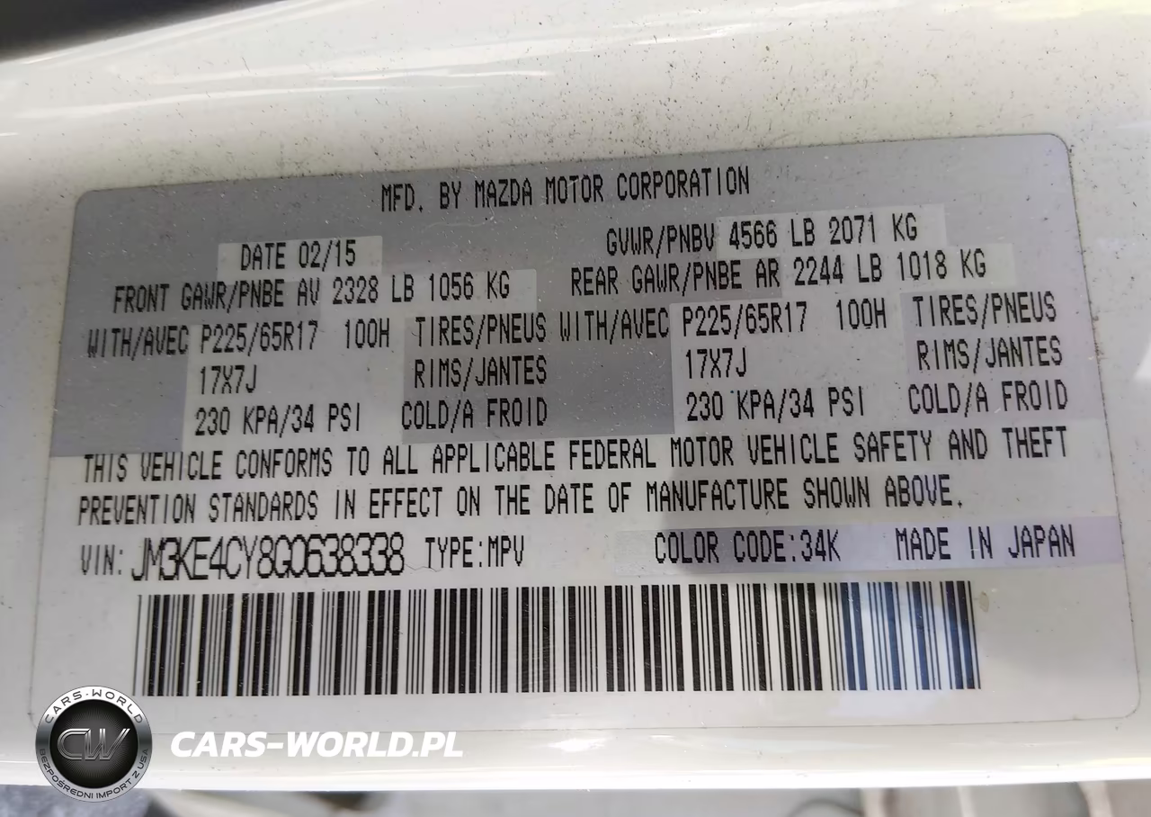 2016 Mazda Cx-5 Touring VIN:JM3KE4CY8G0638338 - 9