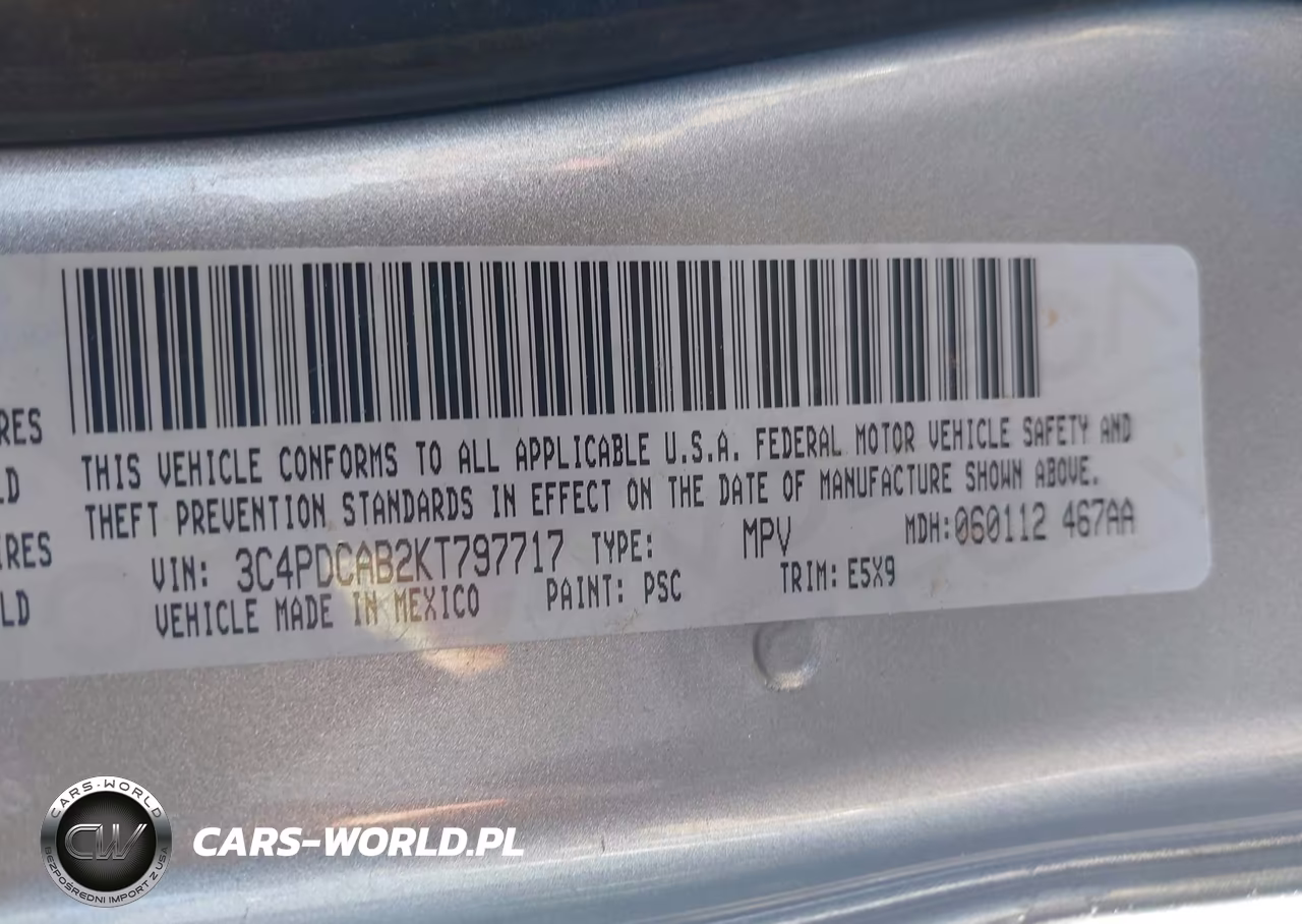 2019 Dodge Journey Se Value Package VIN:3C4PDCAB2KT797717 - 9