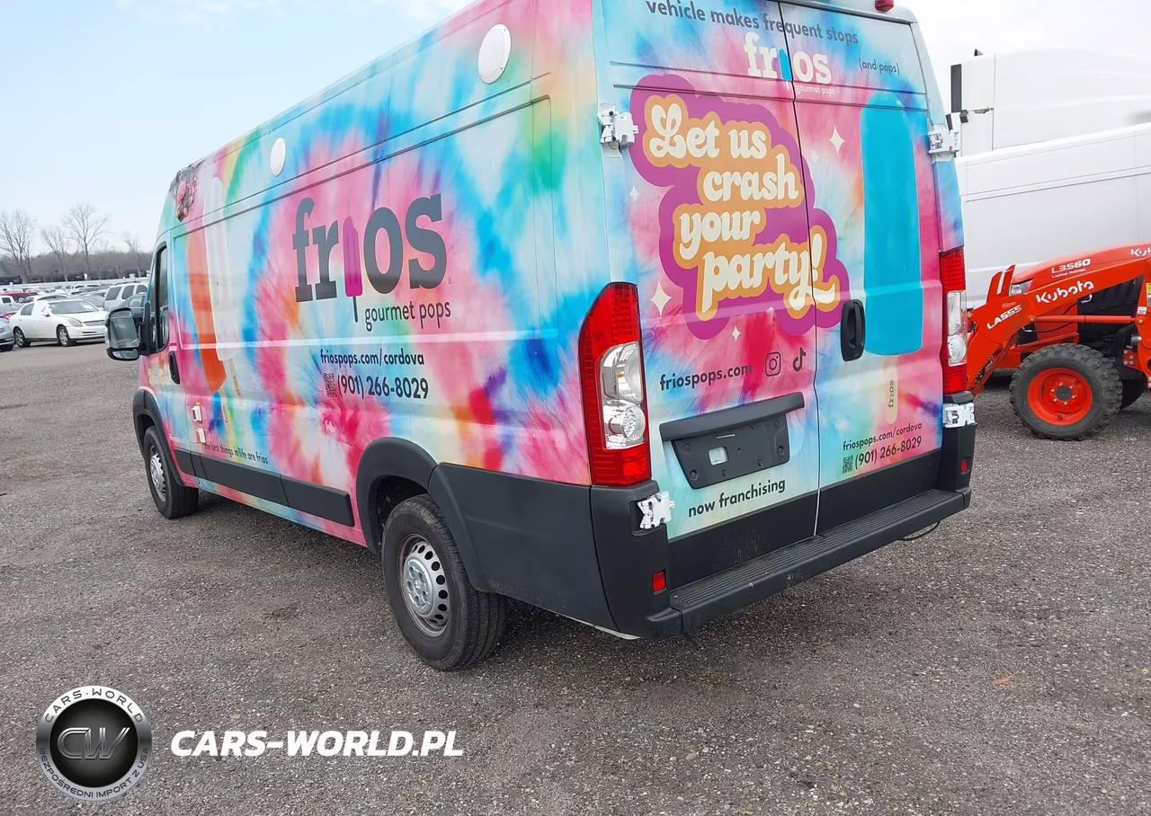 2024 Ram Promaster 3500 Cargo Van Tradesman High Roof 159 Wb Ext W-Pass Seat VIN:3C6MRVJG9RE108354 - 3