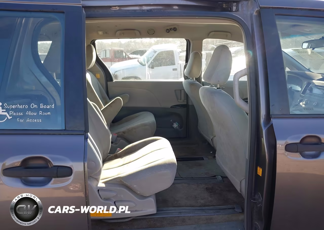 2012 Toyota Sienna Base V6 7 Passenger VIN:5TDZK3DC3CS250373 - 8