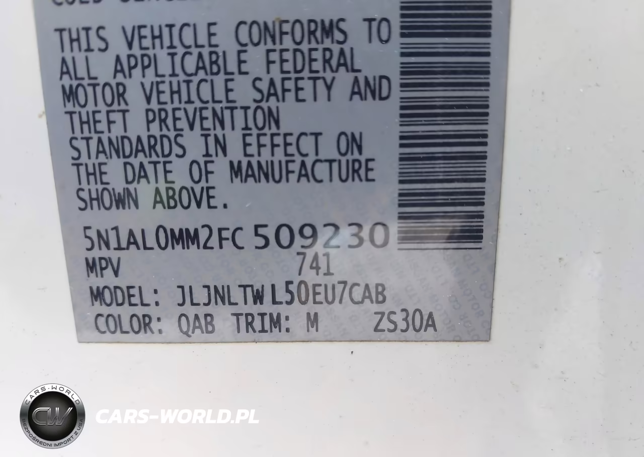 2015 Infiniti Qx60 VIN:5N1AL0MM2FC509230 - 9