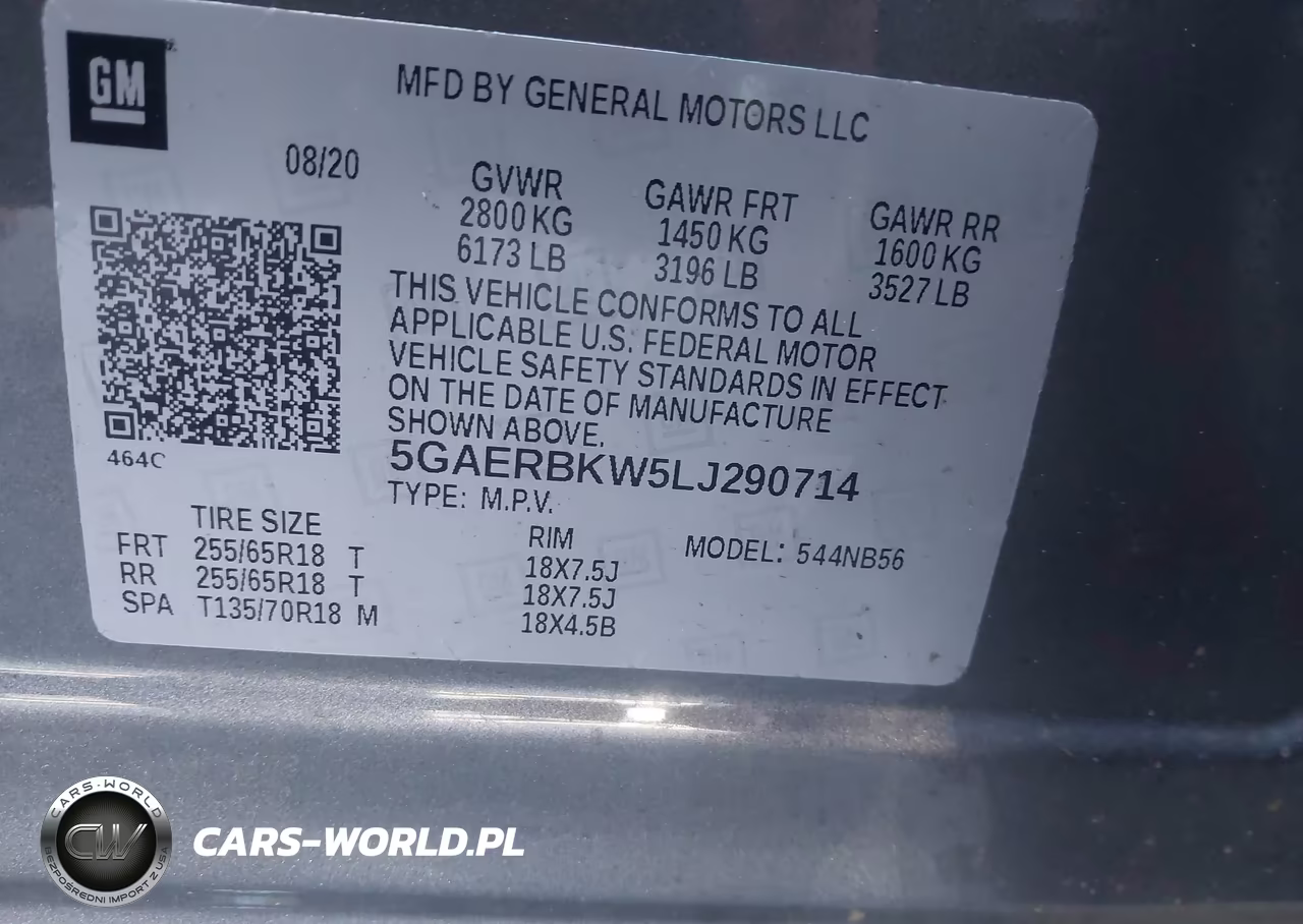 2020 Buick Enclave Essence VIN:5GAERBKW5LJ290714 - 9