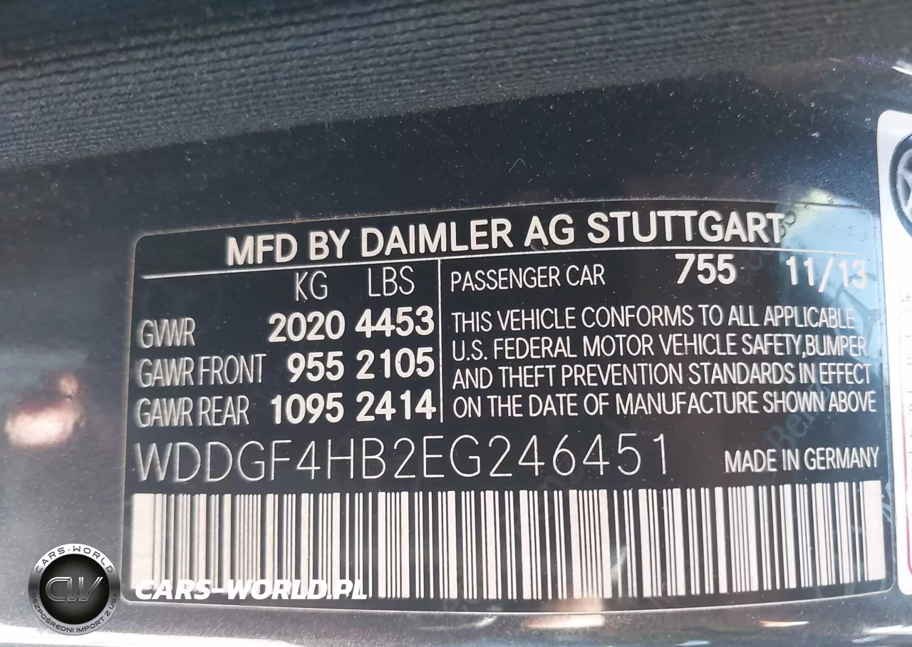 2014 Mercedes-Benz C 250 Sport VIN:WDDGF4HB2EG246451 - 9