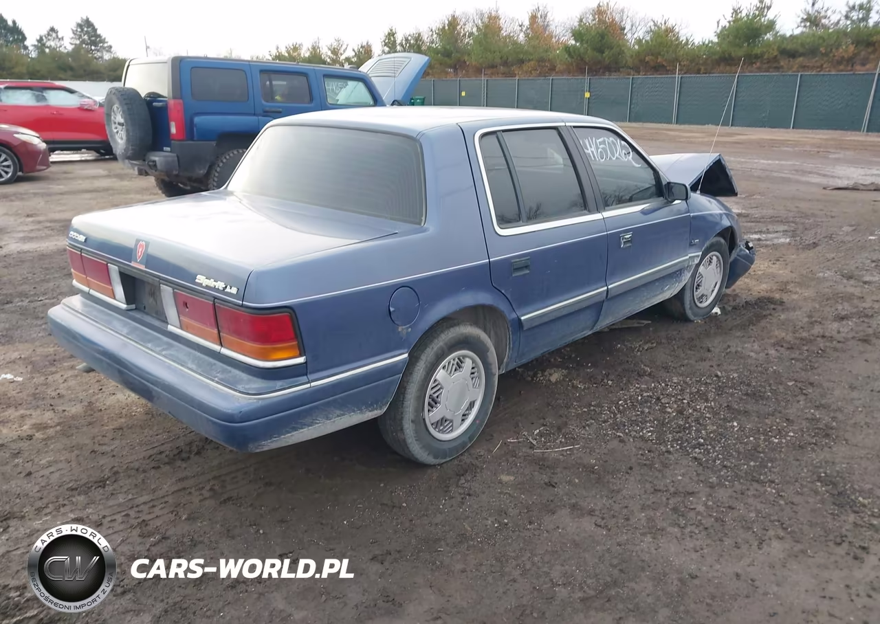 1992 Dodge Spirit Le VIN:1B3XA5634NF258795 - 4