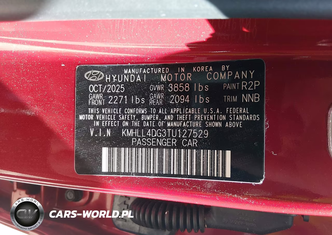 2026 Hyundai Elantra Se VIN:KMHLL4DG3TU127529 - 9