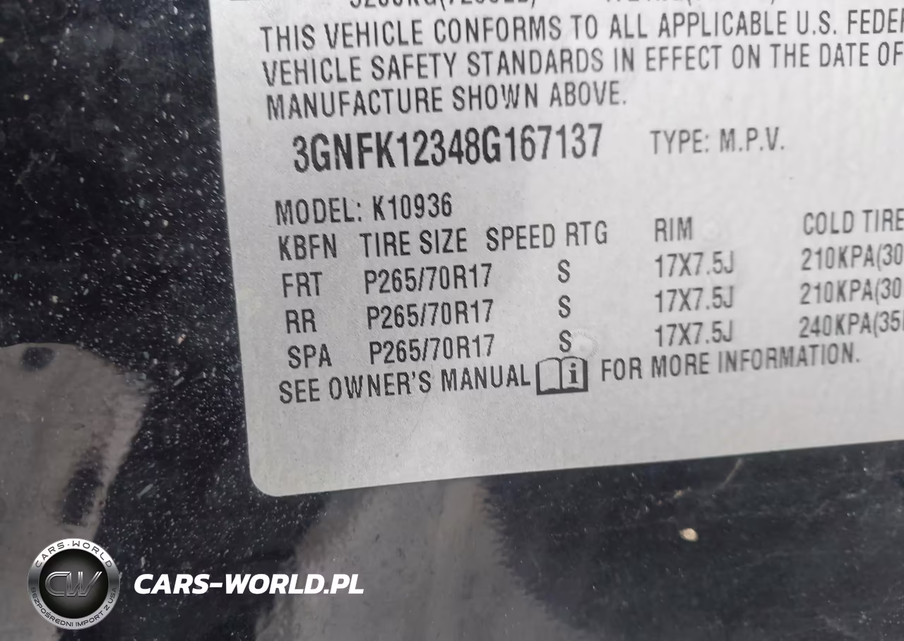 2008 Chevrolet Avalanche 1500 Lt VIN:3GNFK12348G167137 - 9