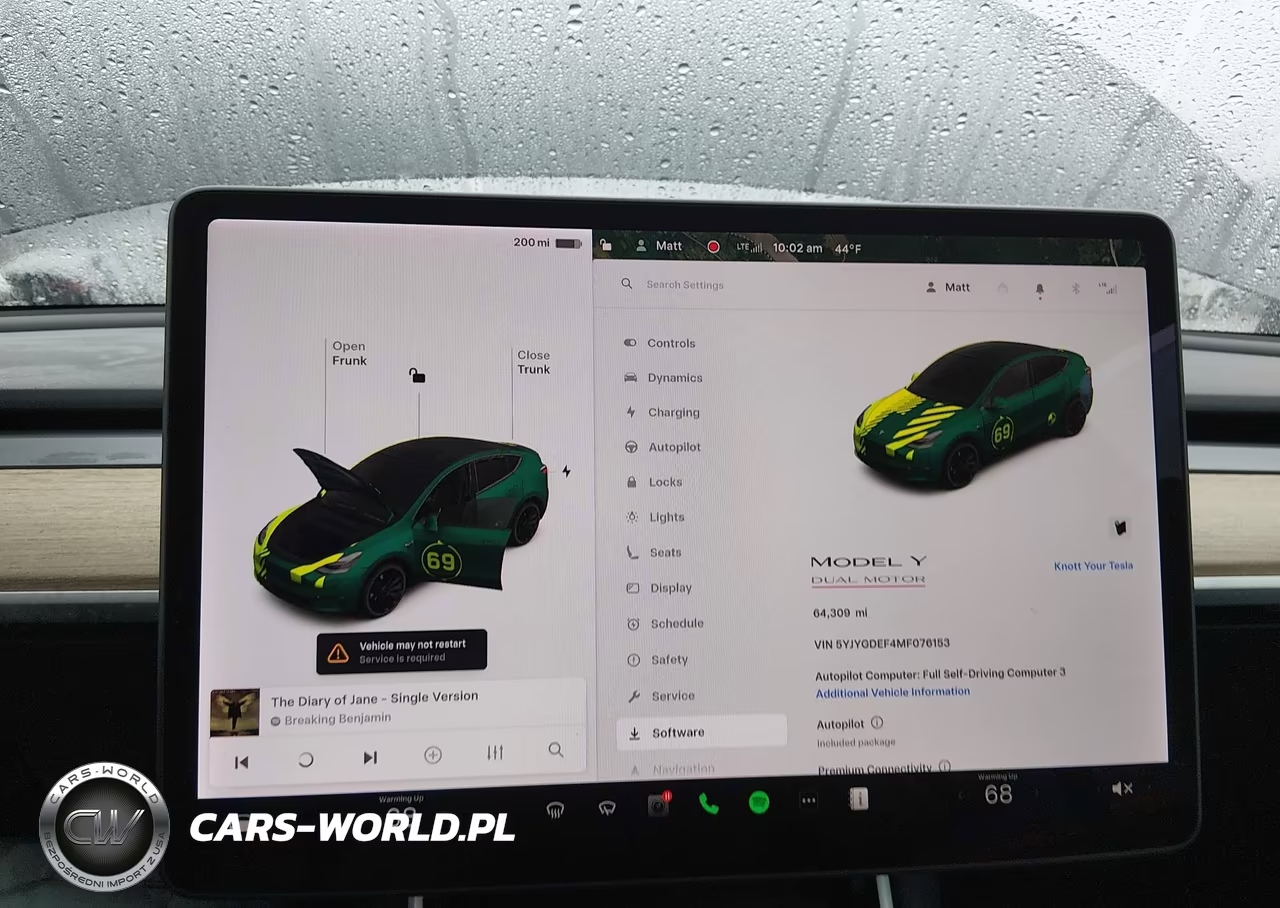2021 Tesla Model Y Performance Dual Motor All-Wheel Drive VIN:5YJYGDEF4MF076153 - 19