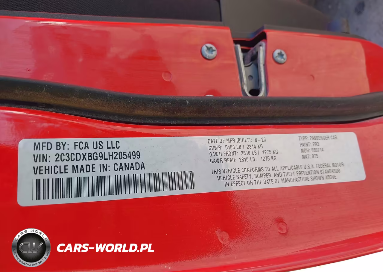 2020 Dodge Charger Sxt Rwd VIN:2C3CDXBG9LH205499 - 9