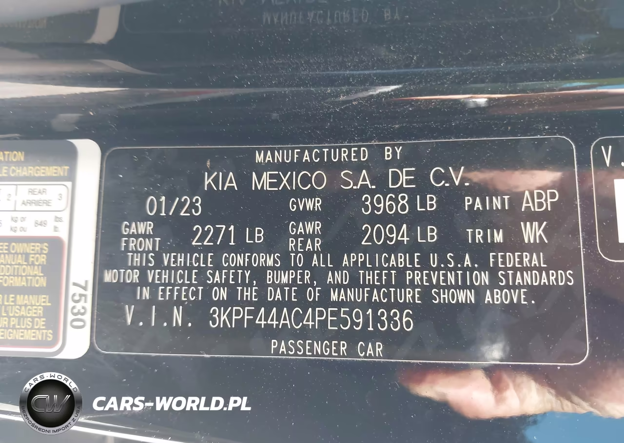 2023 Kia Forte Gt VIN:3KPF44AC4PE591336 - 9