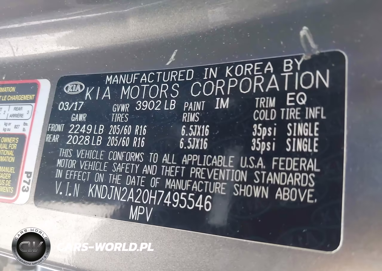2017 Kia Soul VIN:KNDJN2A20H7495546 - 9