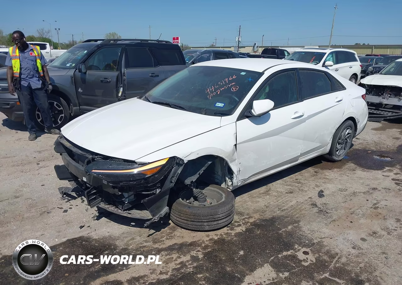 2024 Hyundai Elantra Hybrid Blue VIN:KMHLM4DJ7RU094990 - 2