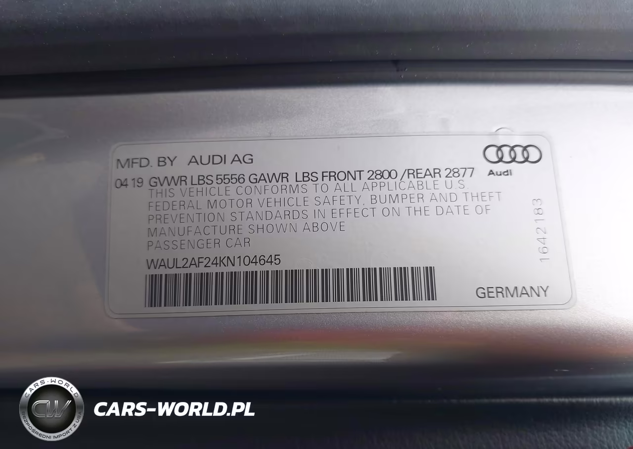 2019 Audi A6 55 Premium VIN:WAUL2AF24KN104645 - 9