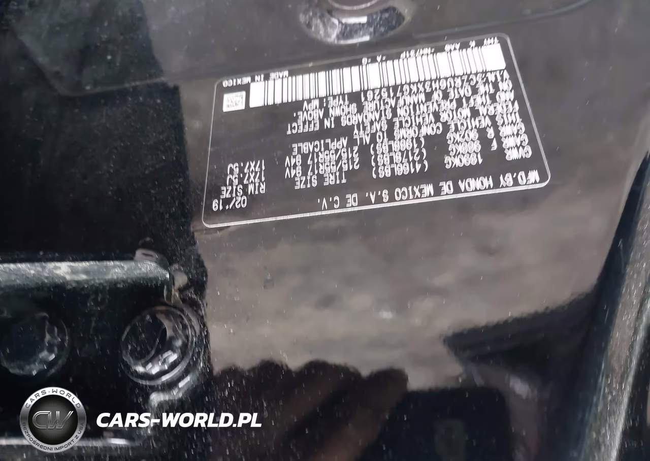 2019 Honda Hr-V Lx VIN:3CZRU6H3XKG715261 - 9