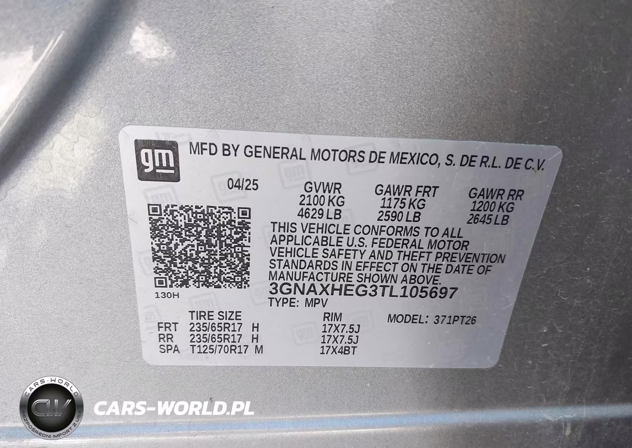 2026 Chevrolet Equinox Fwd Lt VIN:3GNAXHEG3TL105697 - 9
