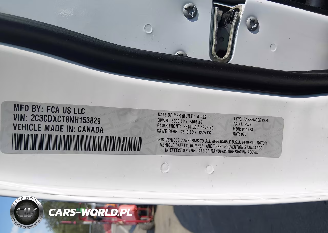 2022 Dodge Charger R-T VIN:2C3CDXCT8NH153829 - 9