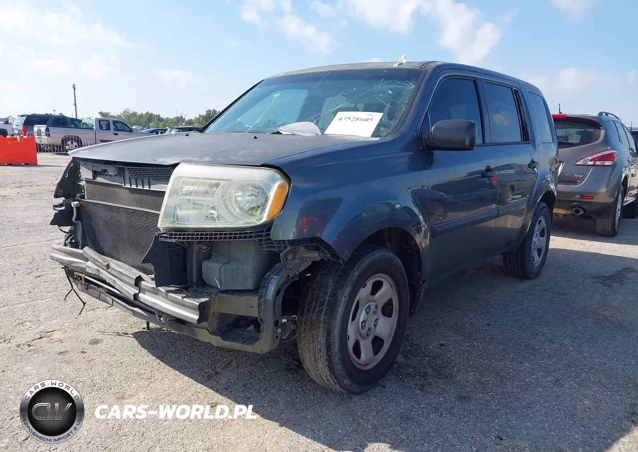 2012 Honda Pilot Ex-L VIN:5FNYF4H69CB016222 - 2