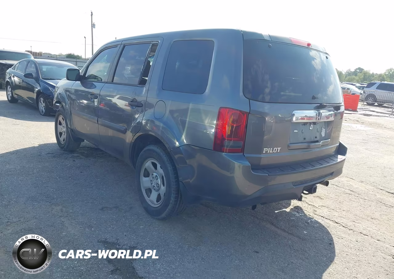 2012 Honda Pilot Ex-L VIN:5FNYF4H69CB016222 - 3