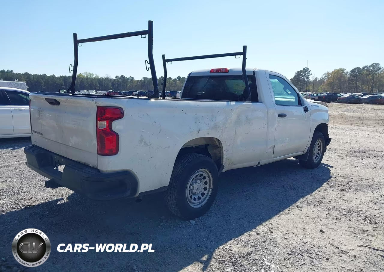 2025 Chevrolet Silverado 1500 2Wd Long Bed Wt VIN:3GCNAAED4SG201290 - 4