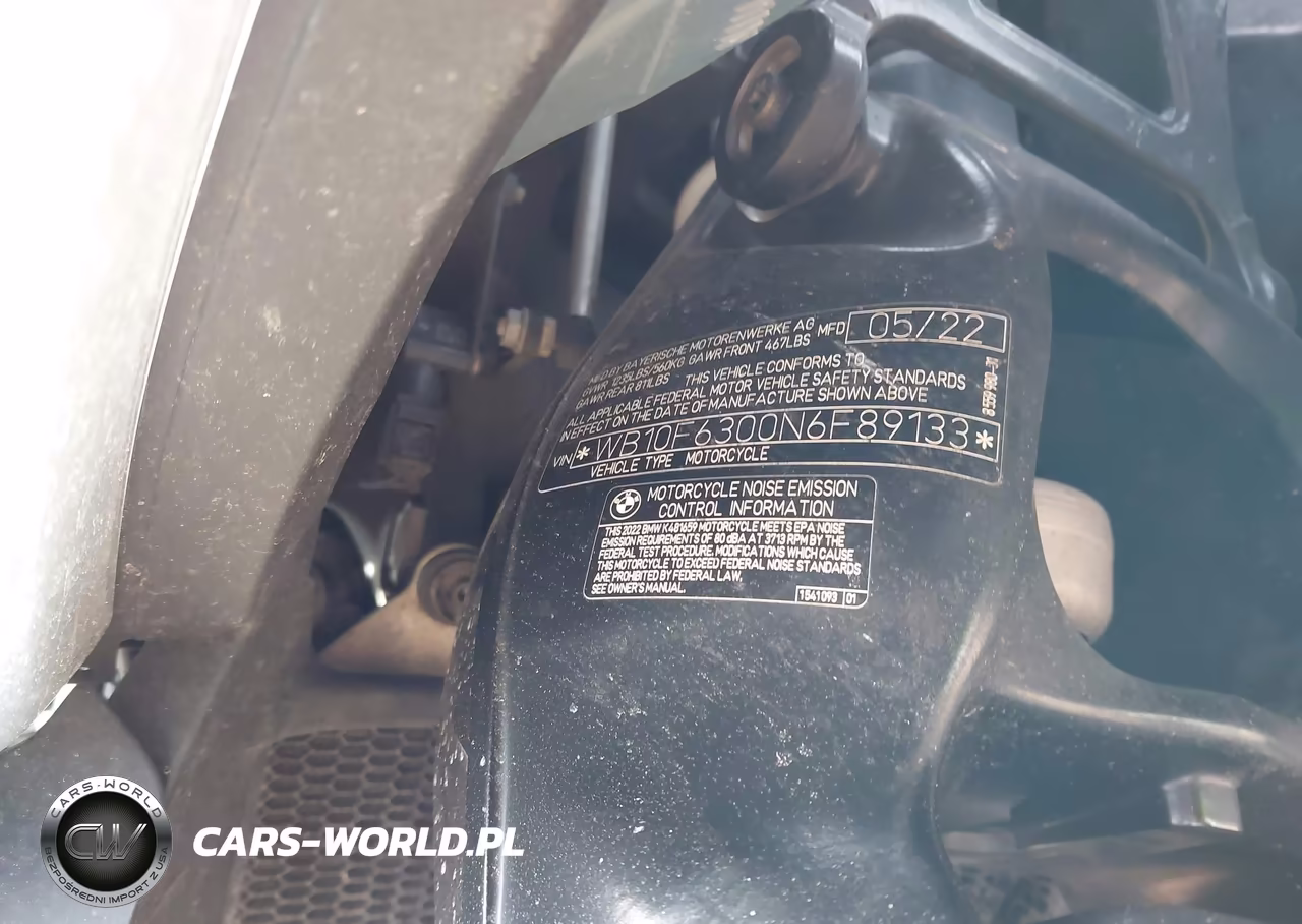 2022 BMW K1600 B VIN:WB10F6300N6F89133 - 10