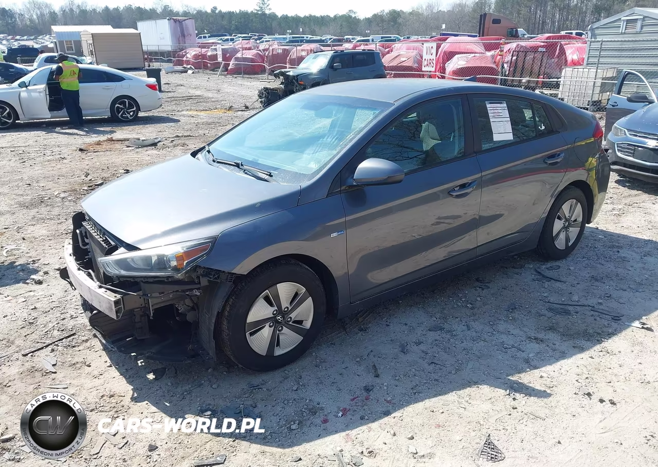 2019 Hyundai Ioniq Hybrid Blue VIN:KMHC65LC1KU119813 - 2