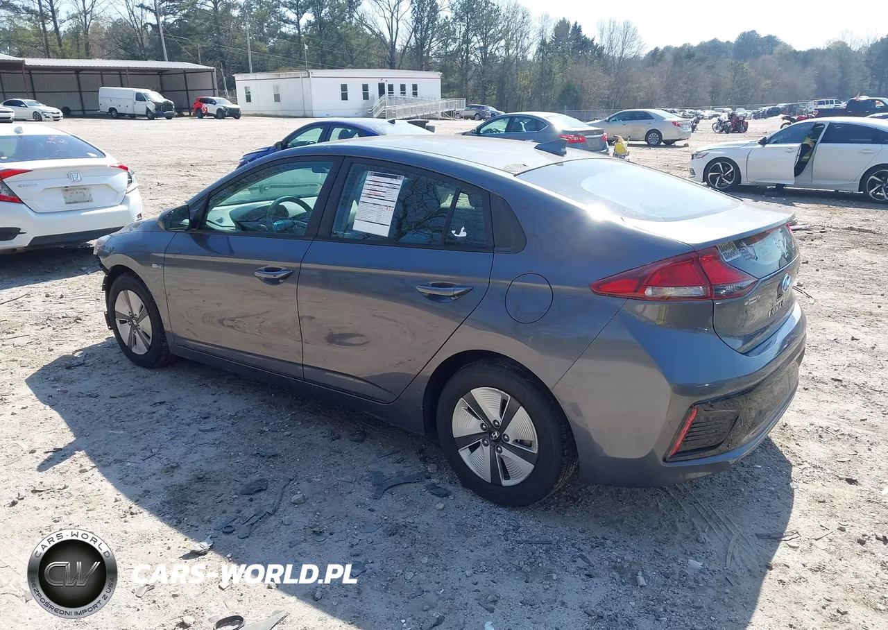2019 Hyundai Ioniq Hybrid Blue VIN:KMHC65LC1KU119813 - 3