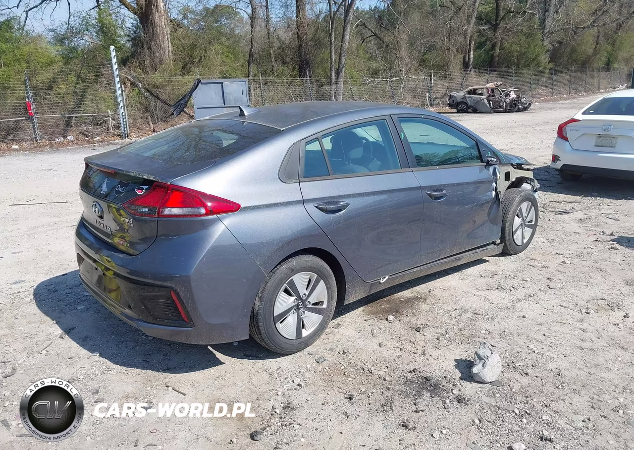 2019 Hyundai Ioniq Hybrid Blue VIN:KMHC65LC1KU119813 - 4