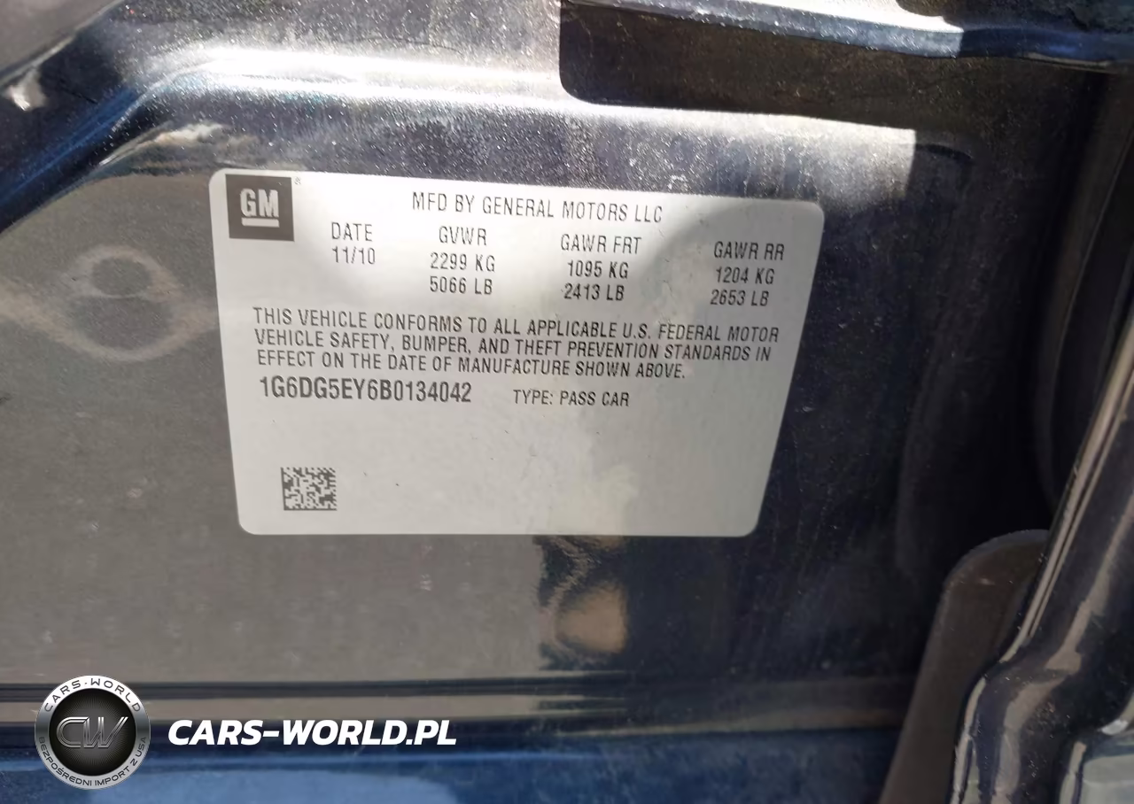 2011 Cadillac Cts Luxury VIN:1G6DG5EY6B0134042 - 9