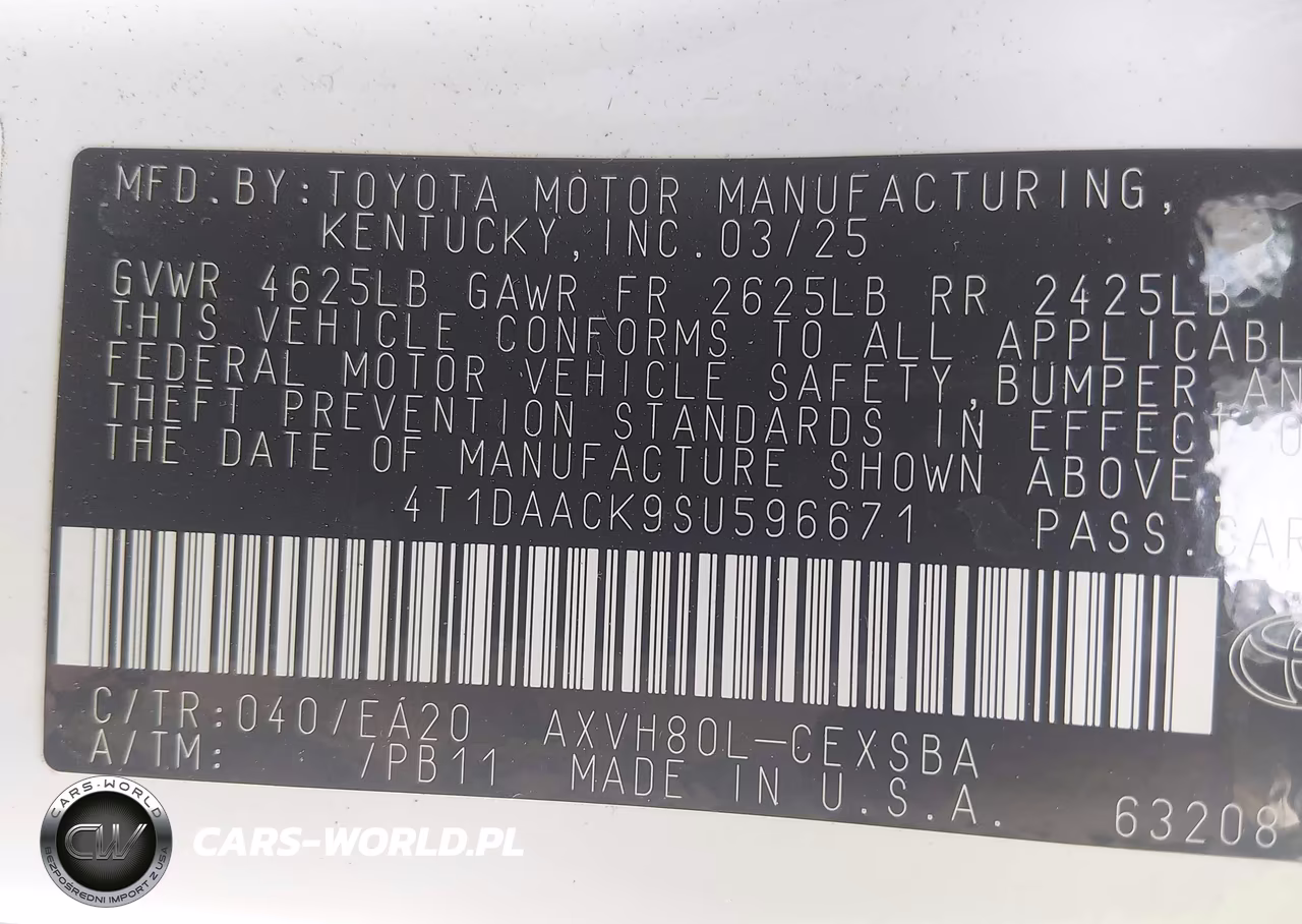 2025 Toyota Camry Se VIN:4T1DAACK9SU596671 - 9