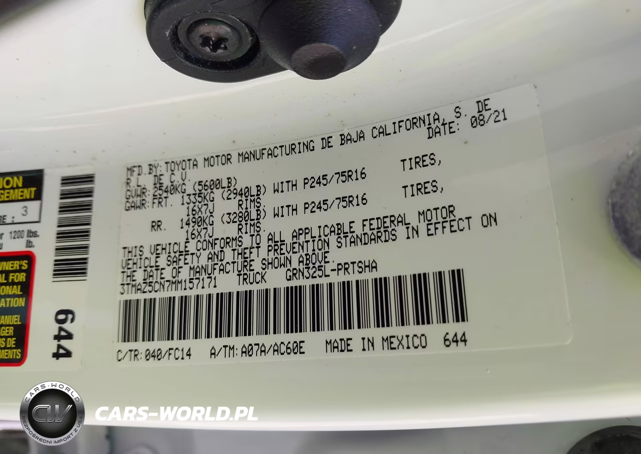 2021 Toyota Tacoma Sr5 V6 VIN:3TMAZ5CN7MM157171 - 9