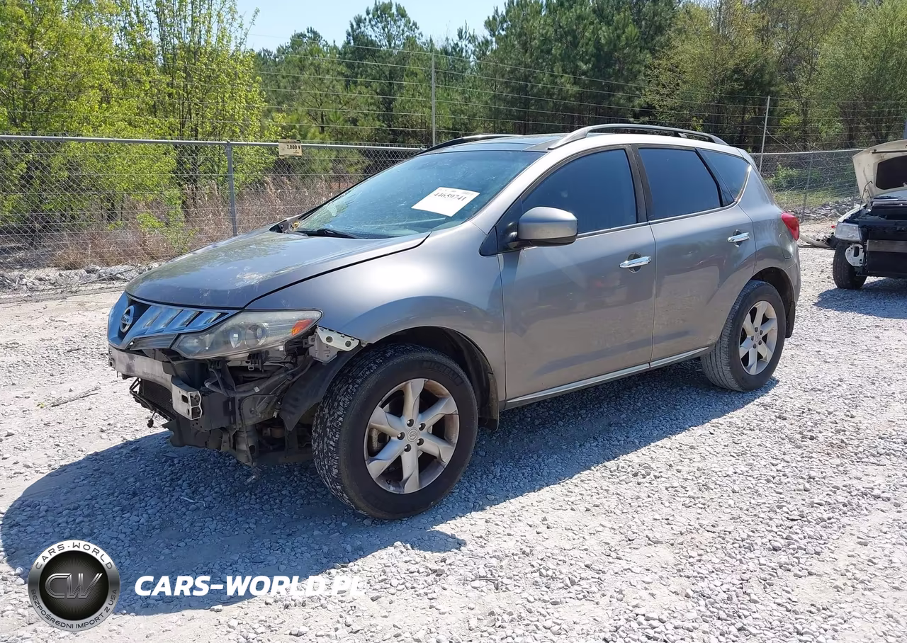 2010 Nissan Murano Sl VIN:JN8AZ1MUXAW000975 - 2